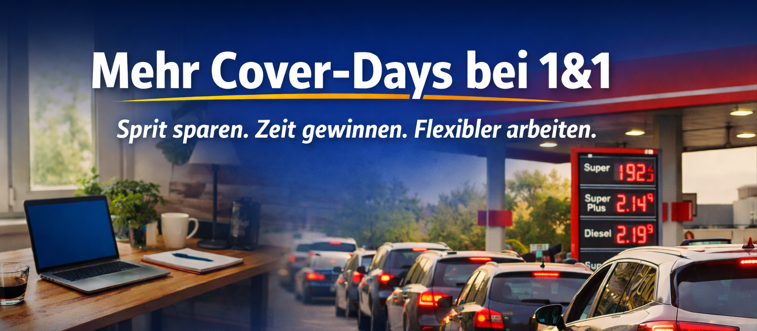 Aktion „Mehr Cover-Days bei 1&1“